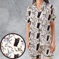 The Killer Rabbit Monty Python Satin Short-Sleeve Pajamas Set