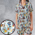 Cereal Favs Large Scale Satin Short-Sleeve Pajamas Set