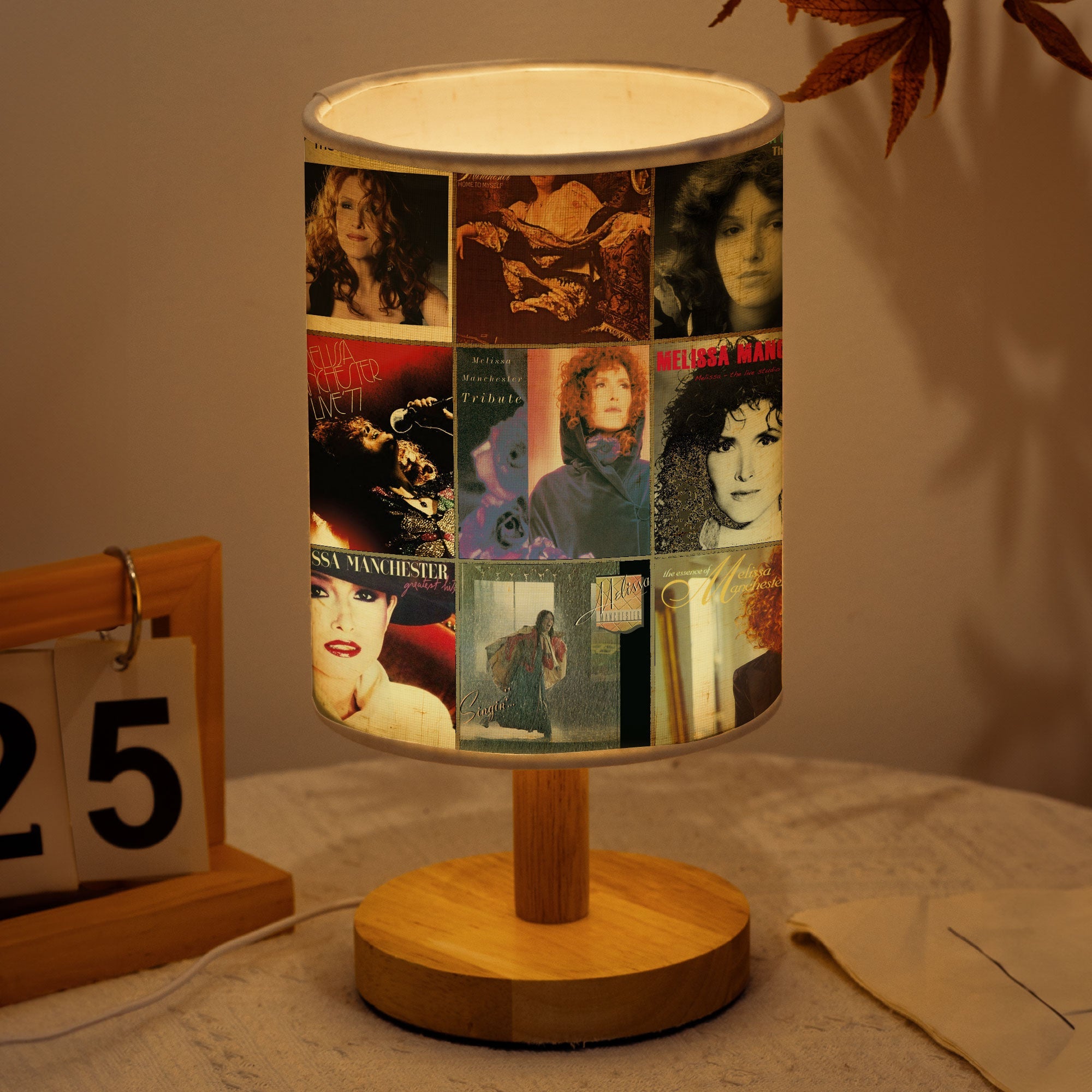 Melissa Manchester Album Cover Lamp Classic Pop Nostalgia Home Decor
