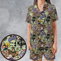Groove Map The Emperor's New Groove Satin Short-Sleeve Pajamas Set