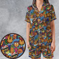 Rocket Power Characters Satin Short-Sleeve Pajamas Set