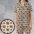 Debbie Downer Saturday Night Live Satin Short-Sleeve Pajamas Set