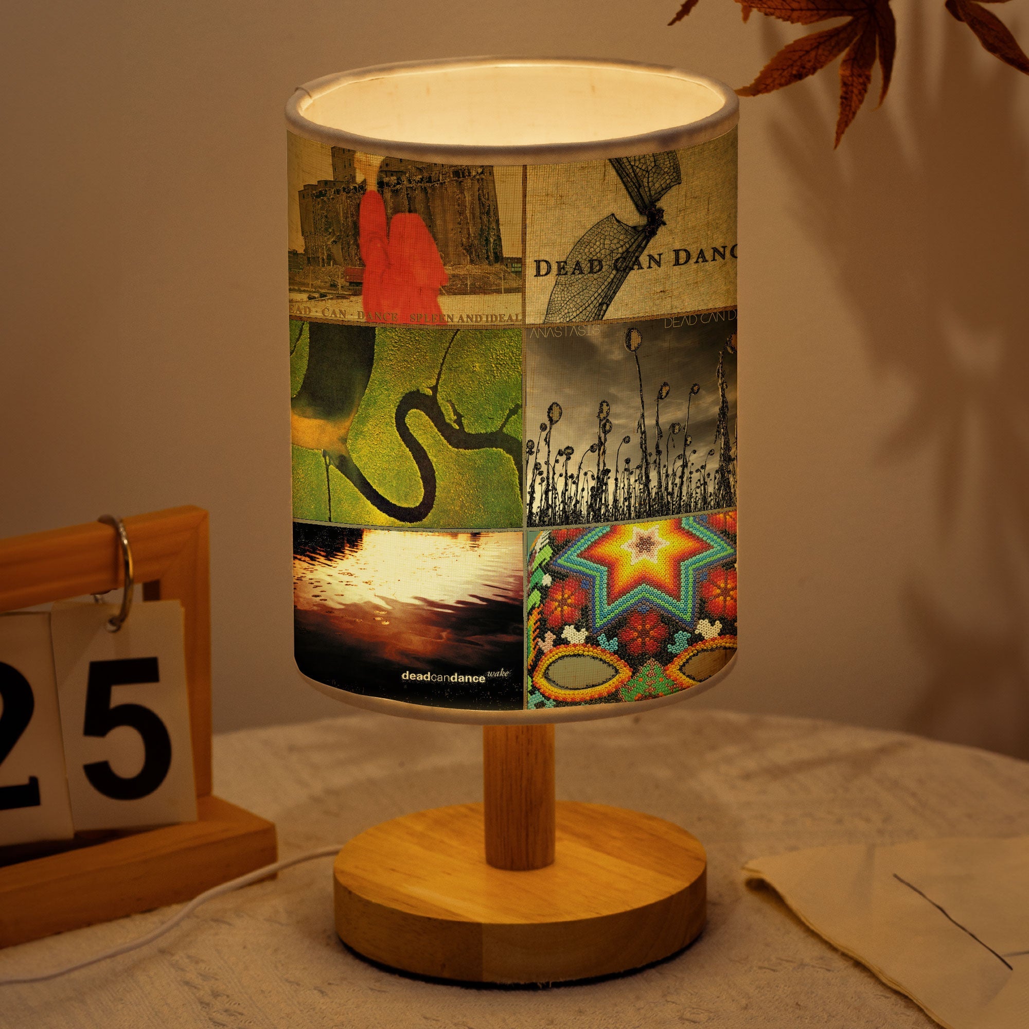 Dead Can Dance Fabric Lamp Ethereal Sound & Light