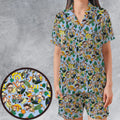 The Wild Thornberrys Characters Satin Short-Sleeve Pajamas Set