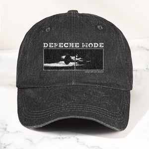 Music for the Masses Denim Cap Retro Depeche Mode Merch Dad Hat (With Box)