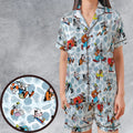 Goofy Be Mine Satin Short-Sleeve Pajamas Set