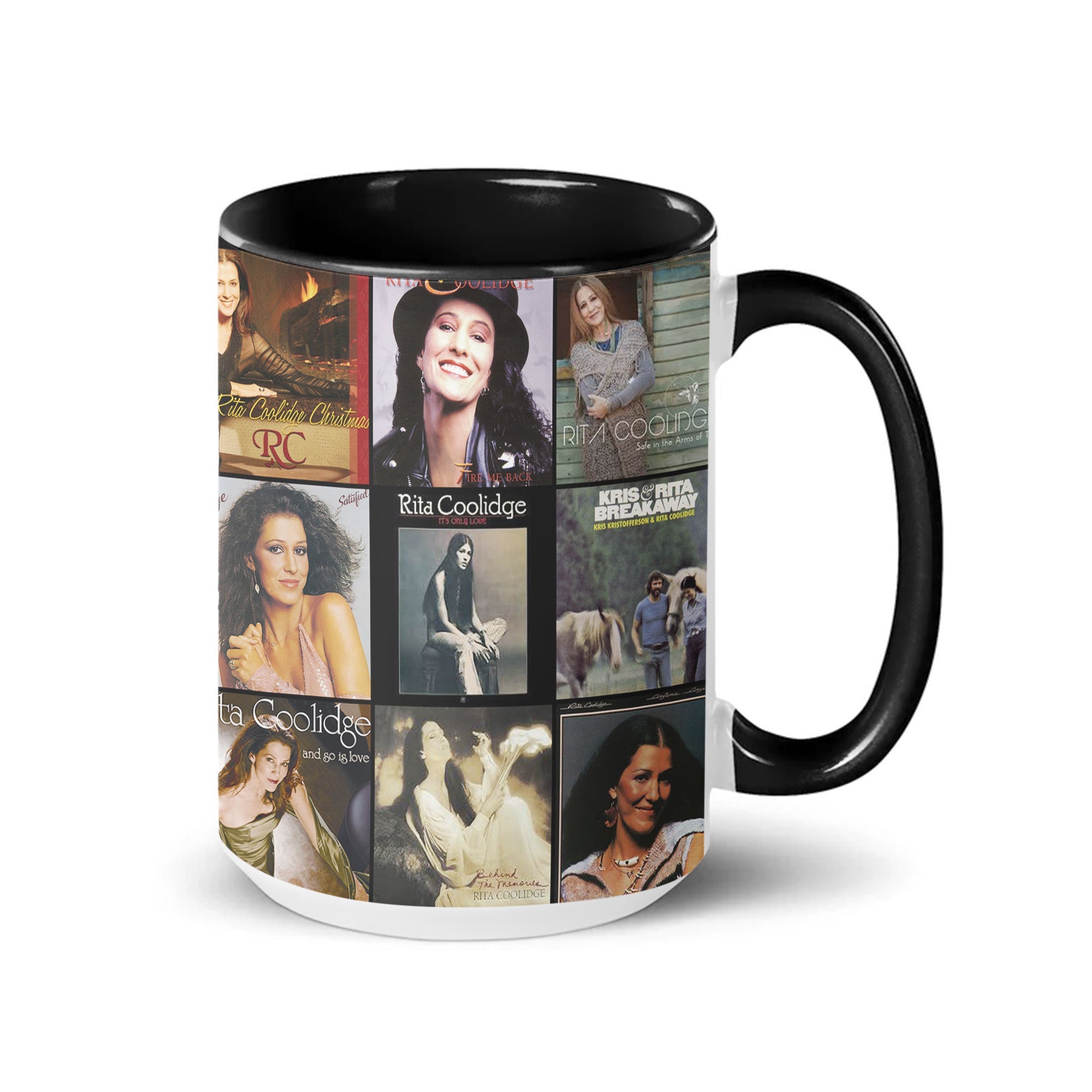 Rita Coolidge Accent Mug Classic Album Collage Tribute