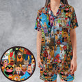 The Great Muppet Jubilee The Muppet Satin Short-Sleeve Pajamas Set