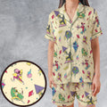 Morphin Team Power Rangers Satin Short-Sleeve Pajamas Set