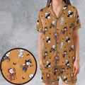 Casper Costume Fun Satin Short-Sleeve Pajamas Set