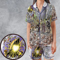 42 Meaning Of Life The Hitchhiker's Guide to the Galaxy Satin Short-Sleeve Pajamas Set