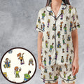 Burger King Kids Club Satin Short-Sleeve Pajamas Set