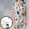 Star Wars Cats Satin Short-Sleeve Pajamas Set