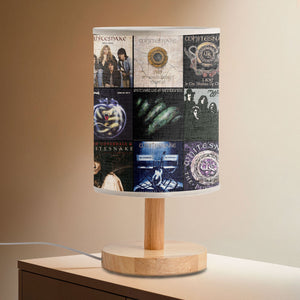Whitesnake Albums Fabric Lamp Serpentine Rock Glow