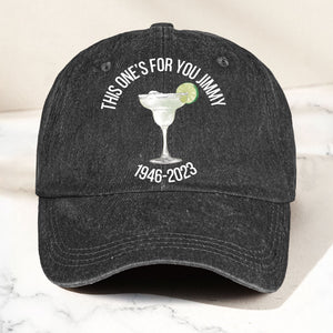 This one's for you Jimmy Denim Cap Retro Jimmy Buffett Tribute Dad Hat (With Box)