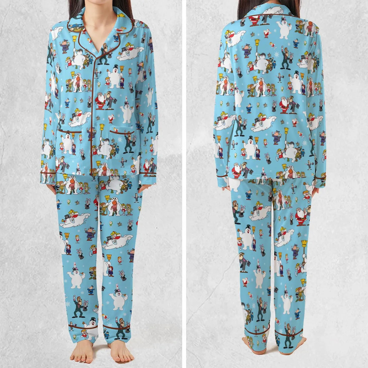 Cast Frosty The Snowman Pajamas Set