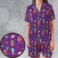 Three amigos Donald Ducktales Satin Short-Sleeve Pajamas Set