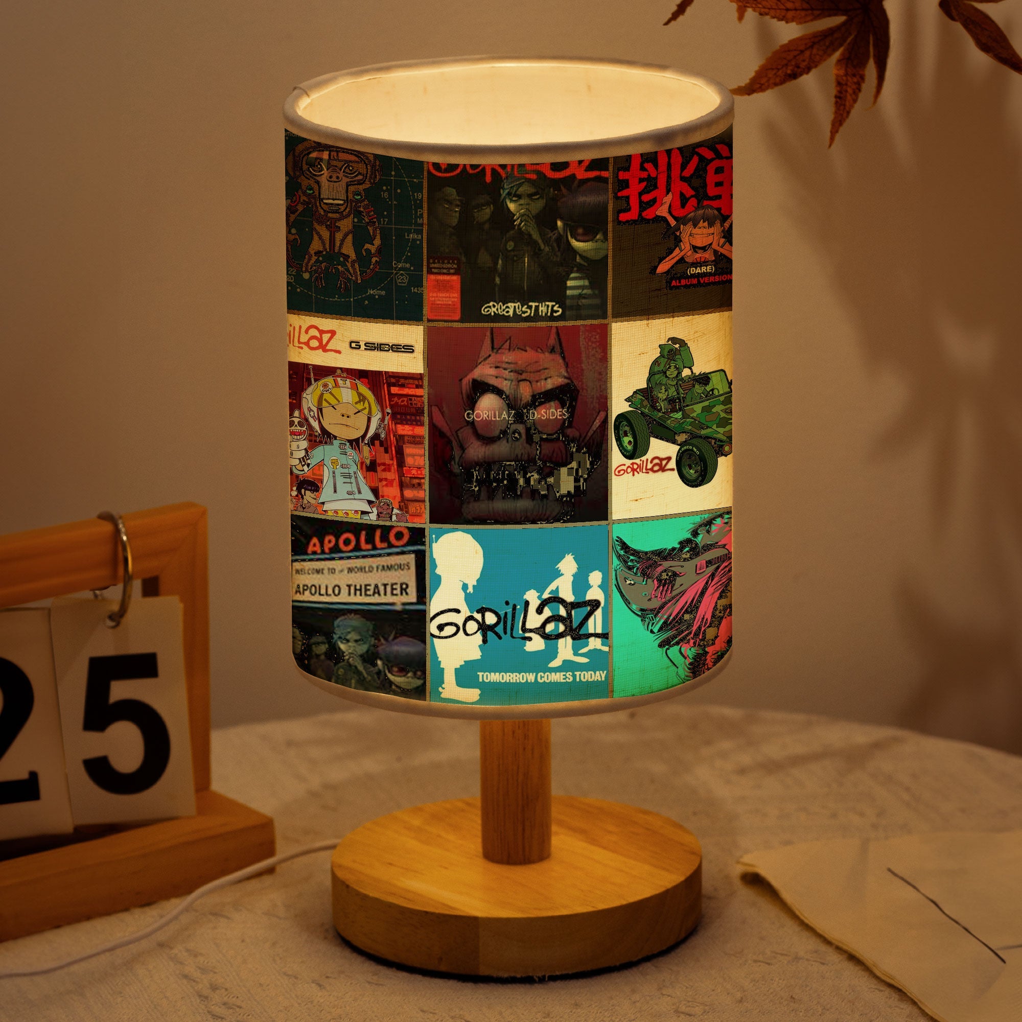 Gorillaz Fabric Lamp Virtual Band Vibes