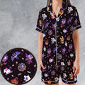 Trick or Treat Poke'ween Pokemon Satin Short-Sleeve Pajamas Set