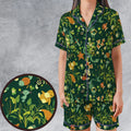 Under Water Type Pokemon Satin Short-Sleeve Pajamas Set