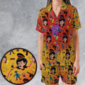 Dr. Girlfriend The Venture Bros Satin Short-Sleeve Pajamas Set
