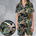 Future Quest Assemble Satin Short-Sleeve Pajamas Set