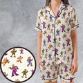 Talking Heads The Muppets Satin Short-Sleeve Pajamas Set