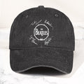 The Beatles Denim Dad Cap Classic Drum Logo Signature Design ( With BOX)