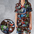 Thomas The Tank Engine Satin Short-Sleeve Pajamas Set