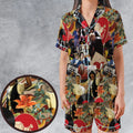 Vintage Collage Bill and Ted Satin Short-Sleeve Pajamas Set