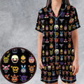 Five Nights At Freddys World Satin Short-Sleeve Pajamas Set