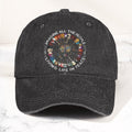 Imagine All The People Living Life In Peace Denim Cap Retro Music John Lenon Cap Gift For Dad (With Box)