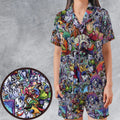 101 Dalmatians Main 90s Satin Short-Sleeve Pajamas Set