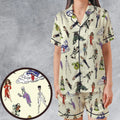 Real Ghostbusters Satin Short-Sleeve Pajamas Set