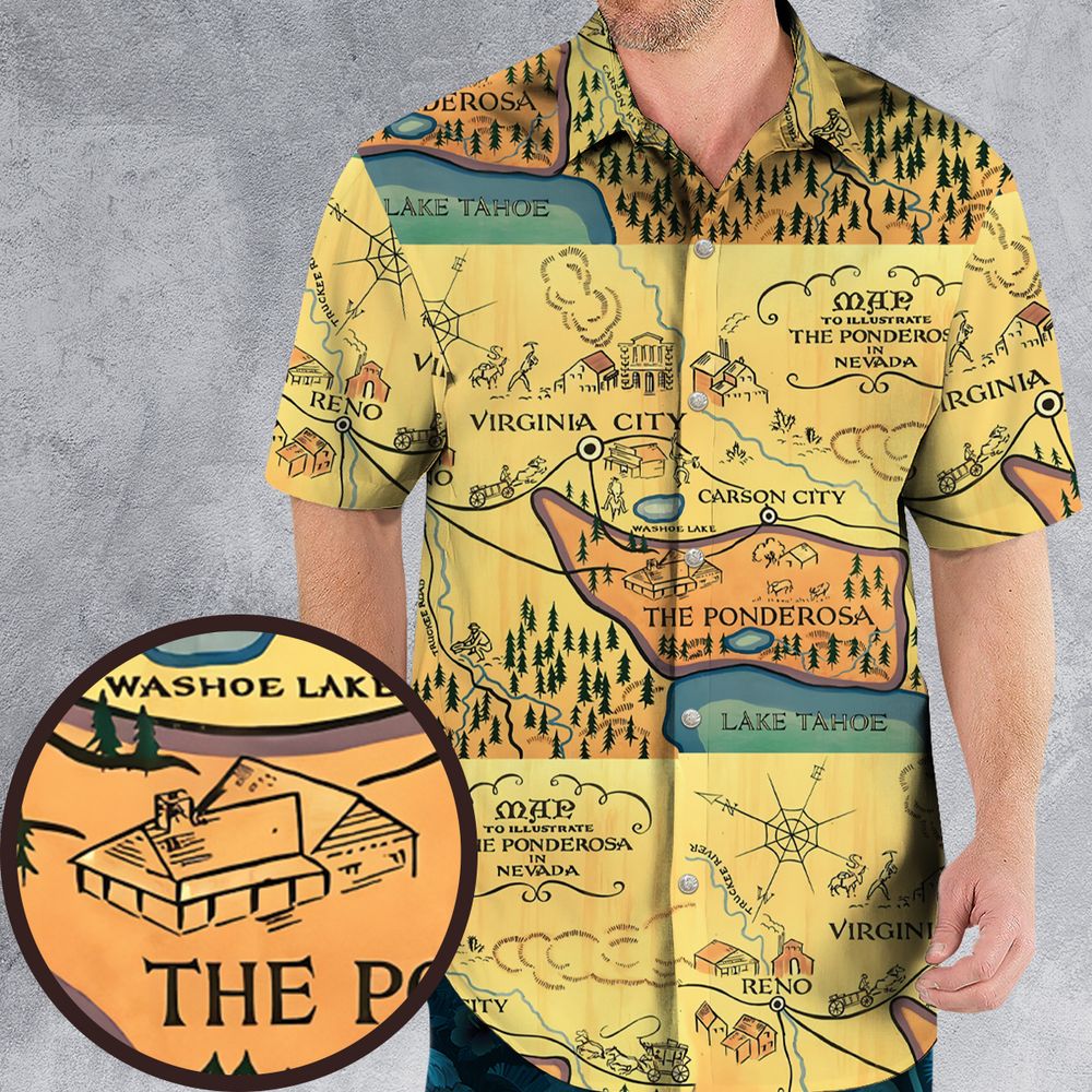 Map of The Ponderosa -  - 1