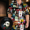 Broadway Musical Collage Hawaiian Shirt