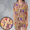 The McDonald's Gang Satin Short-Sleeve Pajamas Set