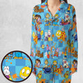 90s cartoon Nostalgic Pajamas Set