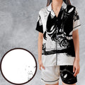 Cubone and the Ghosts Satin Short-Sleeve Pajamas Set