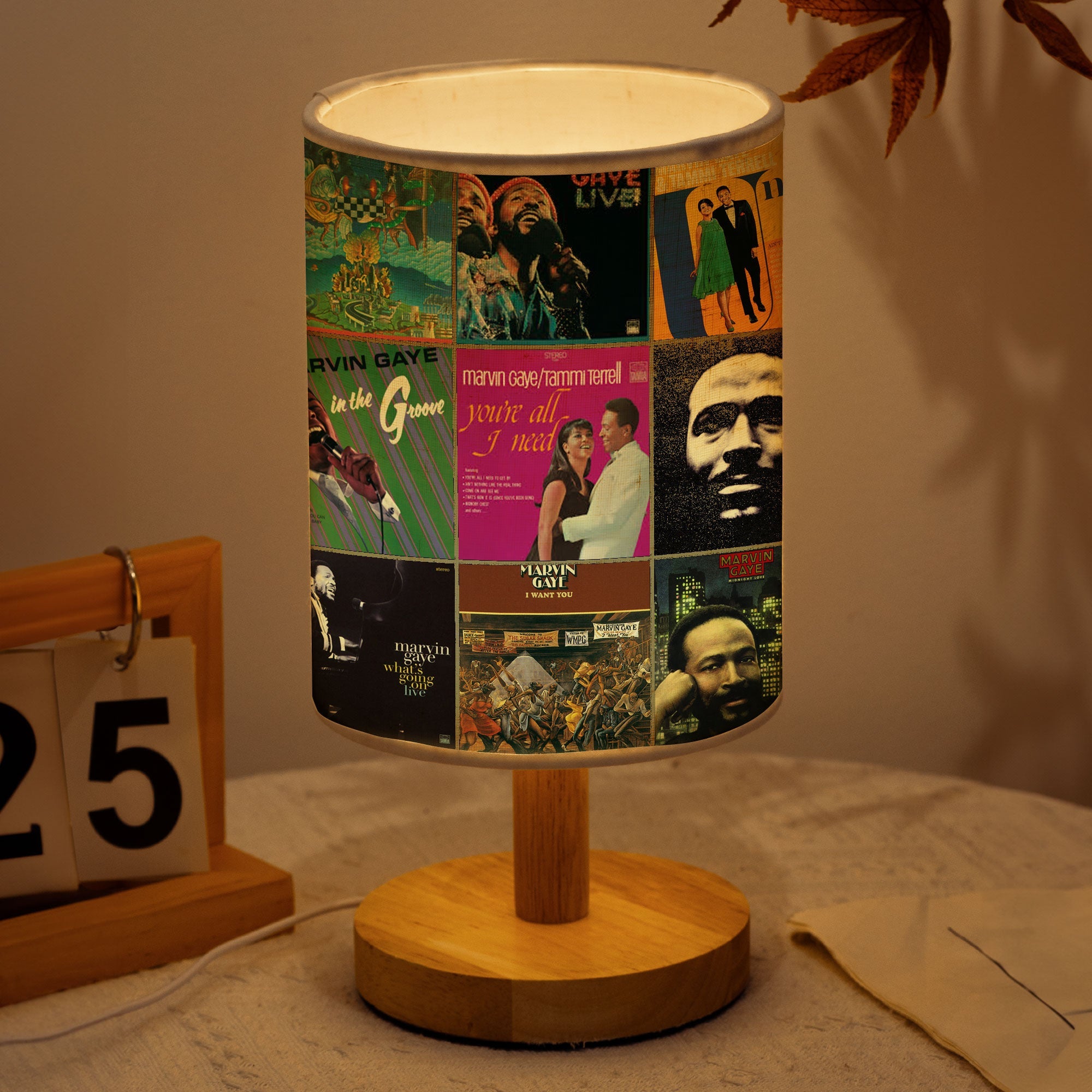 Marvin Gaye Album Cover Lamp Soul & Motown Nostalgia Home Decor