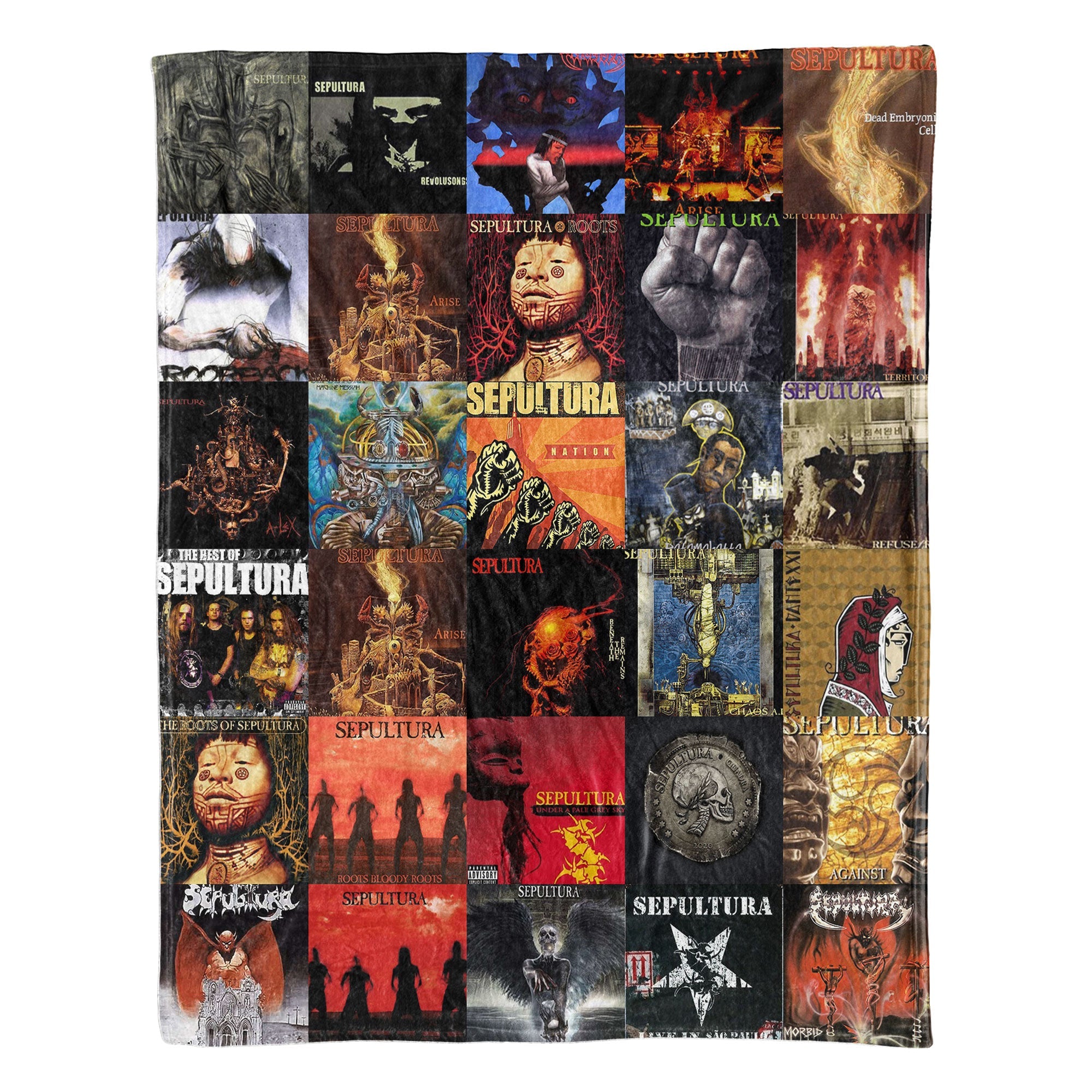 Sepultura Sherpa Blanket A Heavy Metal Legacy You Can Feel