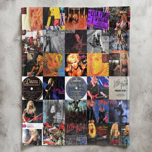 Lita Ford Sherpa Blanket A Fierce Rock-Queen Tribute for True Fans