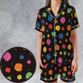 Vintage Fur Toys Weepuls Satin Short-Sleeve Pajamas Set