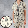 Wizard of Oz Vintage Adapt Satin Short-Sleeve Pajamas Set