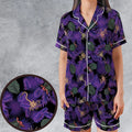 Alien Facehugger Ovomorph Satin Short-Sleeve Pajamas Set