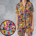 Austin Powers Gold Member Satin Short-Sleeve Pajamas Set