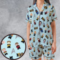 Star Pixel Star Trek Satin Short-Sleeve Pajamas Set