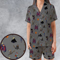 The Halloween Tree Character Satin Short-Sleeve Pajamas Set