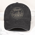 Bob Dylan Vienna It Waits For You Denim Cap Retro Vintage Dad Cap Gift For Dad (With Box)