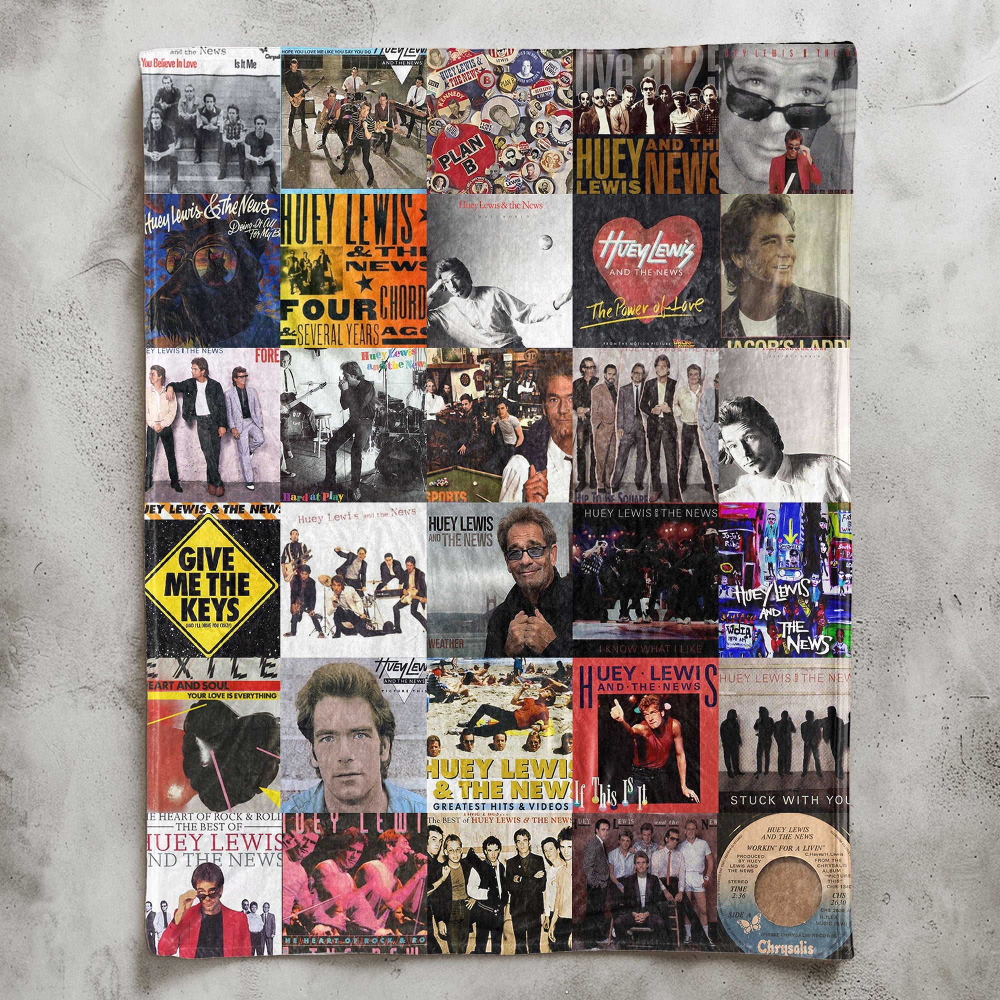 Huey Lewis & The News Sherpa Blanket A Feel-Good Throwback for True Fans
